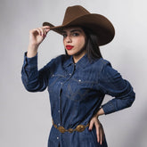 Vestido Wrangler Mezclilla Liso 078